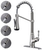ELLO&ALLO KITCHEN FAUCET PULL DOWN SPRAYER - SLIVER