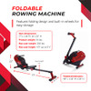 STAMINA ATS AIR ROWER MACHINE SMART WORKOUT FOLDABLE ROWING MACHINE RED/BLACK