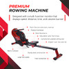 STAMINA ATS AIR ROWER MACHINE SMART WORKOUT FOLDABLE ROWING MACHINE RED/BLACK