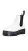 25055100 DR. MARTENS UNISEX-CHELSEA BOOT WHITE/SMOOTH SIZE US MEN 9/WOMEN 10