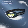 LHKNL HEADLAMP FLASHLIGHT, 1200 LUMEN ULTRA-LIGHT BRIGHT LED, TG-T069 - BLACK