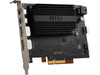 MSI USB4 PD100W Expansion Card, PCIe 4.0 x4, Dual USB4 Type-C (40Gbps), Dual
