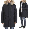 Mackage Moritz DFR Men's Fur Lined Down Parka, Size 44, Navy New