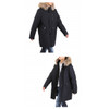 Mackage Moritz DFR Men's Fur Lined Down Parka, Size 44, Navy New