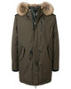 MACKAGE MORITZ-D PARKA WITH NATURAL FUR HOOD - MEN'S - SIZE 36 - ARMY/NATURAL New
