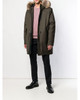 MACKAGE MORITZ-D PARKA WITH NATURAL FUR HOOD - MEN'S - SIZE 36 - ARMY/NATURAL New