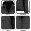 GALAXY BY HARVIC MENS SHERPA-LINED HOODED PUFFER, TSP-2022OL/L, OLIVE, LARGE New