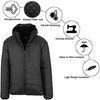 GALAXY BY HARVIC MENS SHERPA-LINED HOODED PUFFER, TSP-2022OL/L, OLIVE, LARGE New