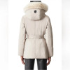 MACKAGE JENI 2-IN-1 DOWN PARKA, REMOVABLE BIB, FOX FUR - SIZE M - CHAMPAGNE New