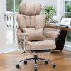 Efomao Desk Office Chair 400LBS, Big and Tall Office Chair, PU Leather