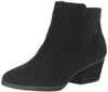 B6708 BLONDO WOMEN'S VALLI ANKLE BOOT BLACK/NUBUCK SIZE 8.5