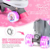 20210927 KUXUAN SKATES GIRLS ROLLER SKATES LIGHT UP, SIZE SMALL, 10C-13C - PINK