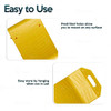 ZONETECH ZONE TECH TIRE SAVER RAMPS - YELLOW
