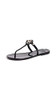 51148678 TORY BURCH WOMEN'S MINI MILLER FLIP FLOPS SIZE: WOMEN 10 MEDIUM - BLACK