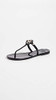 51148678 TORY BURCH WOMEN'S MINI MILLER FLIP FLOPS SIZE: WOMEN 10 MEDIUM - BLACK
