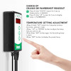 IPOWER DIGITAL HEAT MAT CONTROL FOR SEED GERMINATION 40-108°F 8.3A 1000W WHITE New