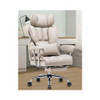 EFOMAO DESK OFFICE CHAIR 400LBS BIG TALL OFFICE CHAIR PU LEATHER - GRAY