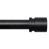 Bryondeth Standard Curtain Rod & Wall Bracket SMALL WCR48B - BLACK