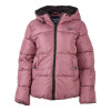 OLRB483PZ REEBOK WOMEN'S PUFFER JACKET DUSTY ROSE SHERPA HOOD NWT SIZE M New