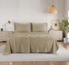 CHATEAU HOME COLLECTION Full Size Sheets, 100% Cotton Sheets Full Size Bed Set New