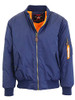 GALAXY BY HARVIC SPIRE BY GALAXY FLIGHT JACKET, NAVY, SIZE 2X-LARGE New