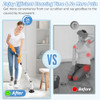 TOPONICS ELECTRIC SPIN SCRUBBER, UPGRADED ANGLE LONG HANDLE BX-QJ2404 - WHITE