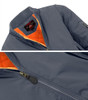 GALAXY BY HARVIC SPIRE BY GALAXY MEN FLIGHT JACKET CHARCOAL 2XL New