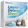 DIESETSR LAUNDRY DETERGENT SHEETS 300 LOADS - FRESH LINEN - FLAX FLAVOUR New