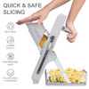 DAYIH UPGRADE SAFE MANDOLINE SLICER FOR KITCHEN - MULTIFUNCTIONAL VEGETABLE