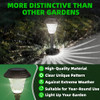 JKOEIER SOLAR OUTDOOR LIGHTS IP65 WATERPROOF SOLAR PATHWAY LIGHTS LG66 - BLACK
