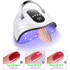 AOMIDA SUNRICH UV GEL NAIL LAMP 120W LED NAIL LIGHT FAST DRYER - WHITE
