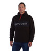 SPYDER MEN'S VISTA HOODIE FLEECE JACKET SIZE MEN L BLACK New