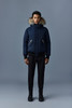 MACKAGE MEN'S DIXON FUR-TRIMMED DOWN BOMBER JACKET NAVY SIZE 38 SIZE M New