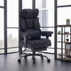 EFOMAO FABRIC OFFICE CHAIR BIG AND TALL 400 LB WEIGHT CAPACITY BLACK