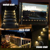 SOLPEX SOLAR DECK LIGHTS OUTDOOR 16 PACK SOLAR STEP LIGHT WARM WHITE