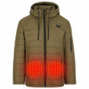 HELIOS – The Heated Coat – PAFFUTO Style – Men's - Army Green - XL - 166727