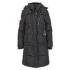 CANADA WEATHER GEAR WOMEN'S LONG PUFFER, HOODIE, BLACK, LARGE, OLCW843PZ New