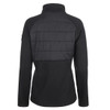 SPYDER WOMEN'S NOVA FULL ZIP HYBRID JACKET, BLACK, MEDIUM New