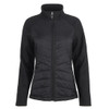 SPYDER WOMEN'S NOVA FULL ZIP HYBRID JACKET, BLACK, X-LARGE New