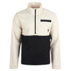 SPYDER MEN'S MEDALLION HALF ZIP PULLOVER, MOONBEAM, MEDIUM New