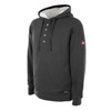 CANADA WEATHER GEAR MEN’S THERMAL HOODIE WITH SHERPA LINING, SIZE L,HEATHER GRAY New
