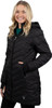 SPYDER GIRLS' BOUNDLESS LONG PUFFER COAT, BLACK, MEDIUM New
