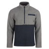 SPYDER MEN'S MEDALLION HALF ZIP PULLOVER - SIZE: MEN L - GRAY New