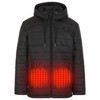 HELIOS – THE HEATED COAT – PAFFUTO STYLE FOR MEN - SIZE: MEN XL - BLACK