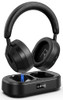 SWIITECH ENSEMBLE-WIRELESS HEADPHONES FOR TV WATCHING, LED DISPLAY – DARK BLACK