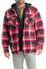 6575 LEGENDARY WHITETAILS MEN'S MAPLEWOOD HOODED SHIRT JACKET RED ROVER PLAID XL