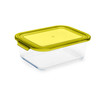 LEXI HOME 4 PC GLASS MEAL PREP STORAGE CONTAINERS - GREEN
