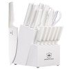 BRAVESTONE Knife Sets with Block, 15 Pcs Kitchen Knife Set Block Self Sharpening