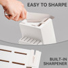 BRAVESTONE Knife Sets with Block, 15 Pcs Kitchen Knife Set Block Self Sharpening