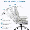 EFOMAO DESK OFFICE CHAIR 400LBS BIG AND TALL OFFICE CHAIR - WHITE